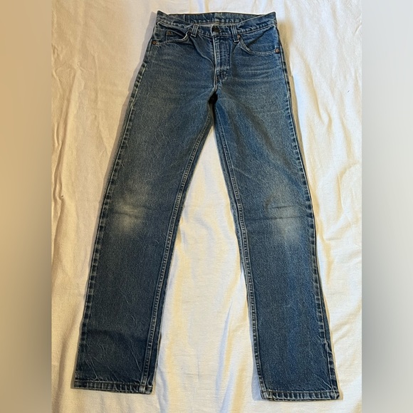 Vintage Levi's Denim Jeans - 20505 0217 Straight Leg - W31 L34 - Picture 2 of 4